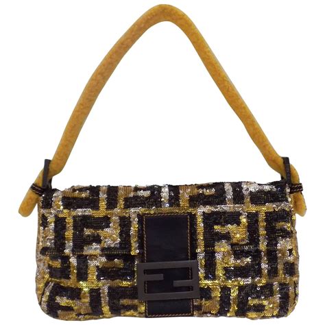 fendi sequin baguette vintage|fendi korea baguette bag.